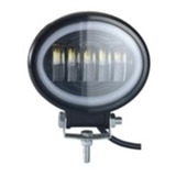 Faro Ovalado Ojos Angel Color 4.5 Pulgadas 4leds Luz Lineal 