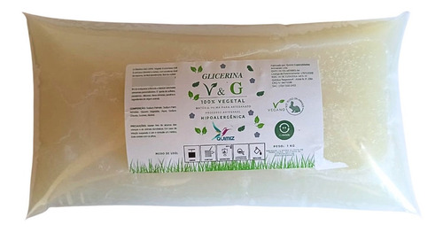 Base Pronta Glicerina Vegetal Transparente Sabonete 1kg