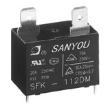 Relay De Poder Para  Tarjeta De Minisplit 12v 20a Sfk-112dm