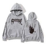 Sudadera Gris Revenge Xxxtentacion Hoodie