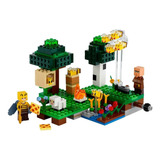 Set De Construcción Lego Minecraft The Bee Farm 238 Piezas  En  Caja