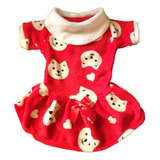 Roupas Pet-roupinhas-vestido Inverno-microfibra