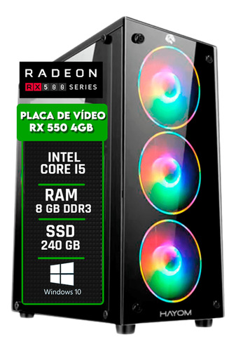 Pc Gamer Barato Gta Rp Core I5 Memória 8g Placa De Video 4gb