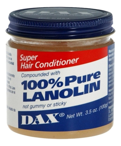 Dax 100 Puro Lanolina Super Acondicionador Para El Cabello