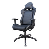 Silla De Escritorio Desillas Pro Gamer Speed  Negra Con Tapizado De Cuero Sintético