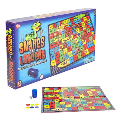 Jogo De Tabuleiro Cobras E Escadas Rhode Island Novelty