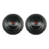 Kit 2 Subwoofer Bomber Upgrade 350w Rms 10 Polegadas 4 Ohms