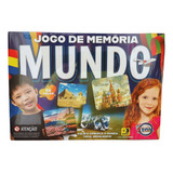 Jogo De Memória Conhecendo O Mundo 50 Peças - Toia 12201
