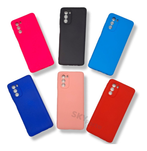 Funda Silicona Con Felpa + Film Hidrogel Matte Para Moto G42