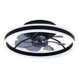 Ventilador De Techo Con 14in Aspas Led Con Luz App Ajustable