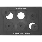 Chapa Ferro Econômica Fogão Lenha 6 Furo Sem Tampa 64x45 Rig