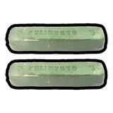2 Piezas Piedra Barra Para Pulir Aluminio Cromo, Verde 1600g