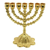 Portavelas De Metal Hanukkah Menorah Para Centro De Mesa De