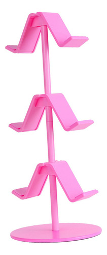 Soporte Para Controlador De Juego, Soporte De 3 Niveles Rosa