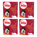 Kit 4 Coleira Bulldog Antipulgas E Carrapatos 64 Cm - Coveli