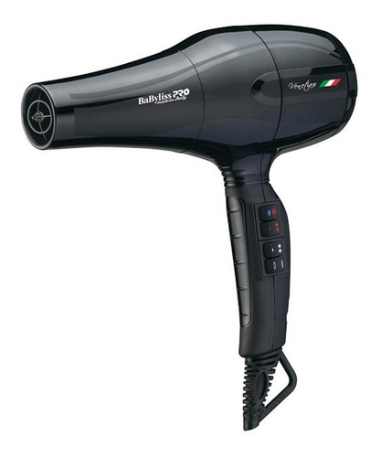 Secador Babyliss Pro Venetian 6000 De 110 V, Color Negro