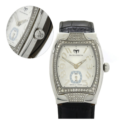 Relógio De Pulso Techno Marine Lady Square Diamonds J24605