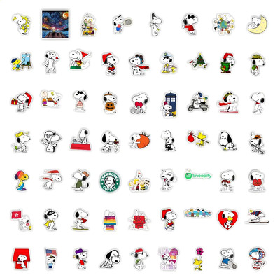 ./ Pegatina Infantil Con Animación De Snoopy De 100 ..w