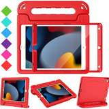 Funda Para iPad Bmouo, Para 9°, 8° Y 7° Generación, Rojo