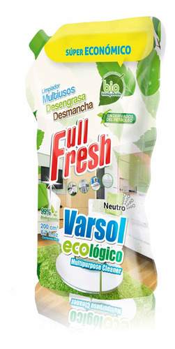 Varsol Ecologico Full Fresh 200 Ml Doypack