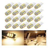 Boodled 20 X T10 Rv Remolque 921 192 1206 42smd 12 V Bombill