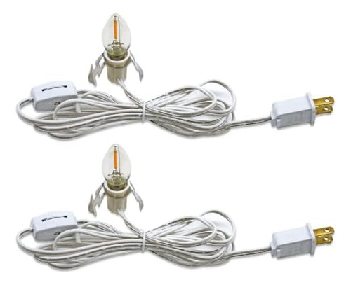 Cable De Accesorios C7 2 Bombillas Led C7 Base Candelab...