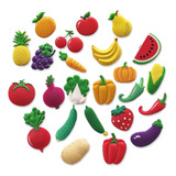 Verduras Imanes Refrigerador Decorativo De Frutas 24 Piezas