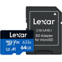 Tarjeta De Memoria Lexar Lsdmi64gbbcn633n High-performance 633x Con Adaptador Sd 64gb Tarjeta De Memoria Lexar Lsdmi64gbbcn633n High-performance 633x Con Adaptador Sd 64gb