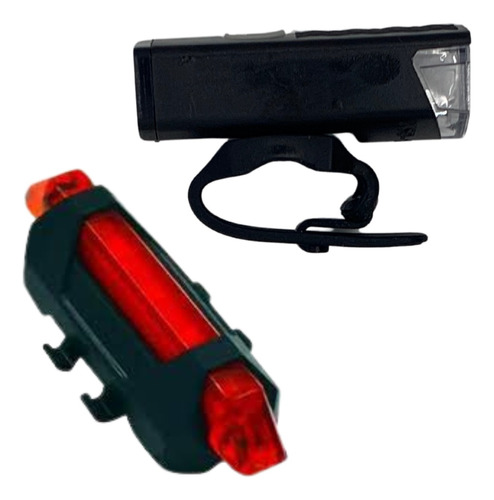 Kit Lanterna E Farol Bicicleta Luz Ultra Led Resistente Água