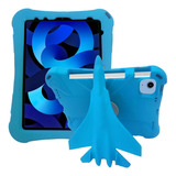 Funda Eva Con Soporte Azul Para iPad Air 2022/2020 5 10.9