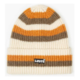 Levis Gorro Essential Ribbed Batwing Beanie Striped D7826