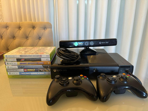 Xbox 360 (2015), 2 Controles+ Kinect + 7 Jogos