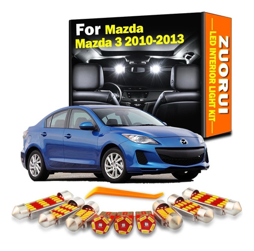 Iluminacion Led Interior Mazda 3 Sedan 2010 2013 + Heramient