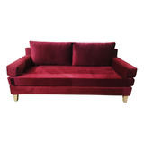 Sillon Sofa Tipo Cama Linea Premium Pana Antimanchas Lavable