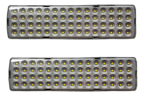 Pack X 2 Luces Luz De Emergencia 60 Leds Bateria Recargable 