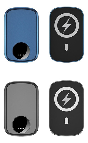 Kit 2 Cargador Magnético Inalámbrico Power Bank Para iPhone