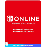 Cartão Nintendo Switch Online 3 Meses Brasil  Envio Imediato