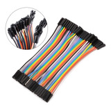 Cables Dupont Jumpers Para Protoboard 10cm 40pz M-m 