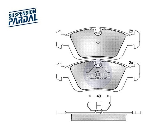 Pastillas Freno Delanteras Bmw Serie 3 E30 E36 E46 Z3 Bosch Foto 2