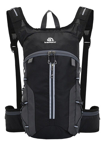 Mochila Ciclismo Weikani Treck Color Negro Diseño Liso 7l