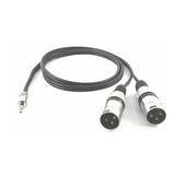 Cabo Em Y P2 St 2 Xlr Macho Celular Notebok A Mesa De Som 2m