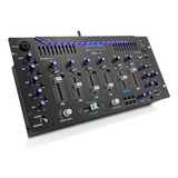 Mezclador Pyle De 6 Canales, Controlador De Dj Bluetooth, Me