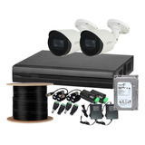 Kit  2 Camaras Dahua 4k Seguridad Vigilancia 8mpx Rostros