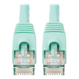 Cable Ethernet Cat6a 10g - Aqua, 14-ft. (n261-014-aq)