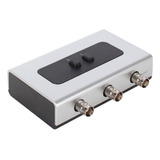 Bnc Manual Switch Box Composite Audiovideo Cctv Camera Selec