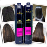 Kit Definitiva Alisa Cabelo Afro 100% Liso Longa Duração