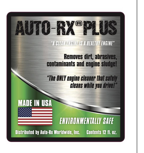 Auto-rx Plus Es Un Limpiador De Metal Totalmente Natural Par