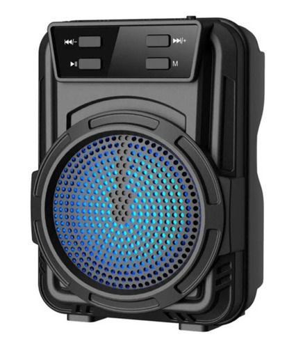 Parlante Bluetooth Usb 3 Pulgadas Radio Fm Luz Led