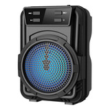 Parlante Bluetooth Usb 3 Pulgadas Radio Fm Luz Led