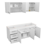 Combo Cocina 1.60 Express - Mosconi - Blanco